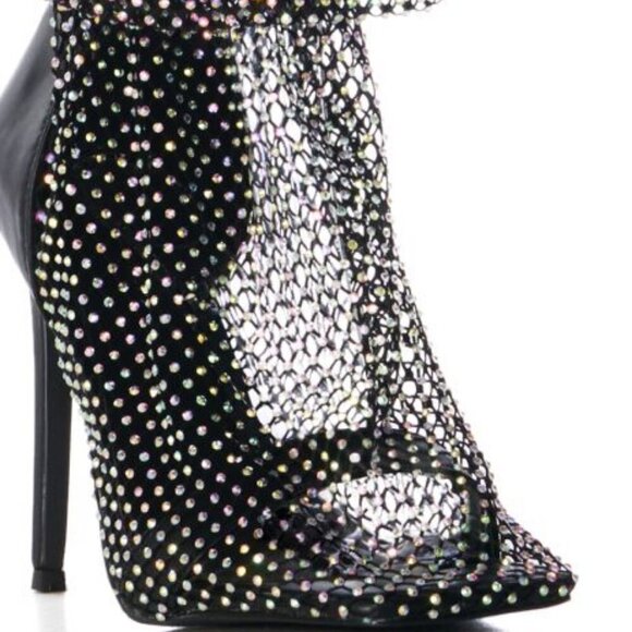AZALEA WANG" CONVENIENTLY COVERED " BLACK STILETTO PUMP( BRAND NEW !!!!! - Picture 2 of 7